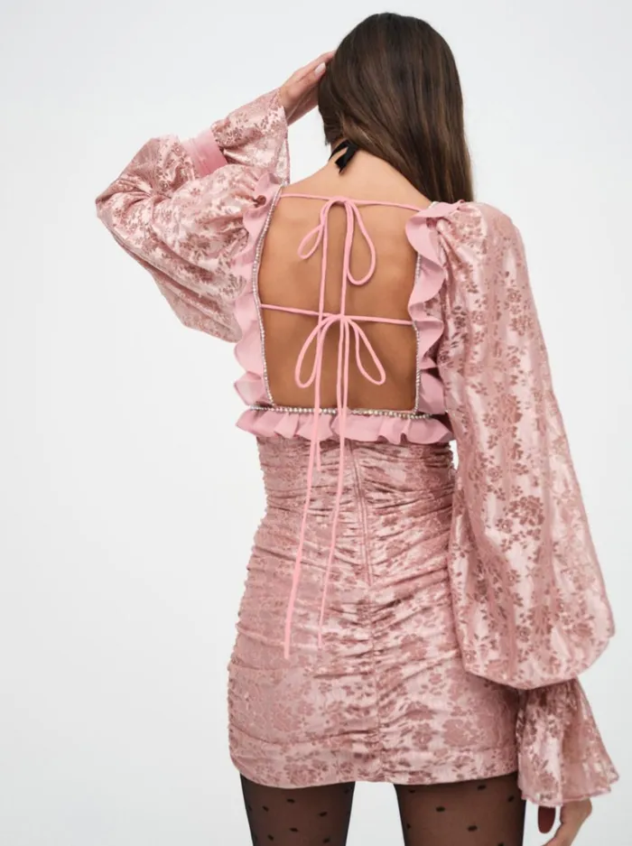 Women Shawn Mini Dress Pink For Love and Lemons Dresses Women Shawn Mini Dress Pink For Love and Lemons Dresses