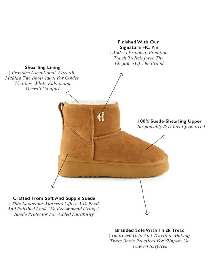 Women Shearling Platform Boot Tan Holland Cooper Shearling Women Shearling Platform Boot Tan Holland Cooper Shearling