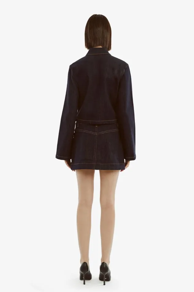 Women Shirts and Blouses Bardot Lorenzo Denim Shirt In Dark Dark
