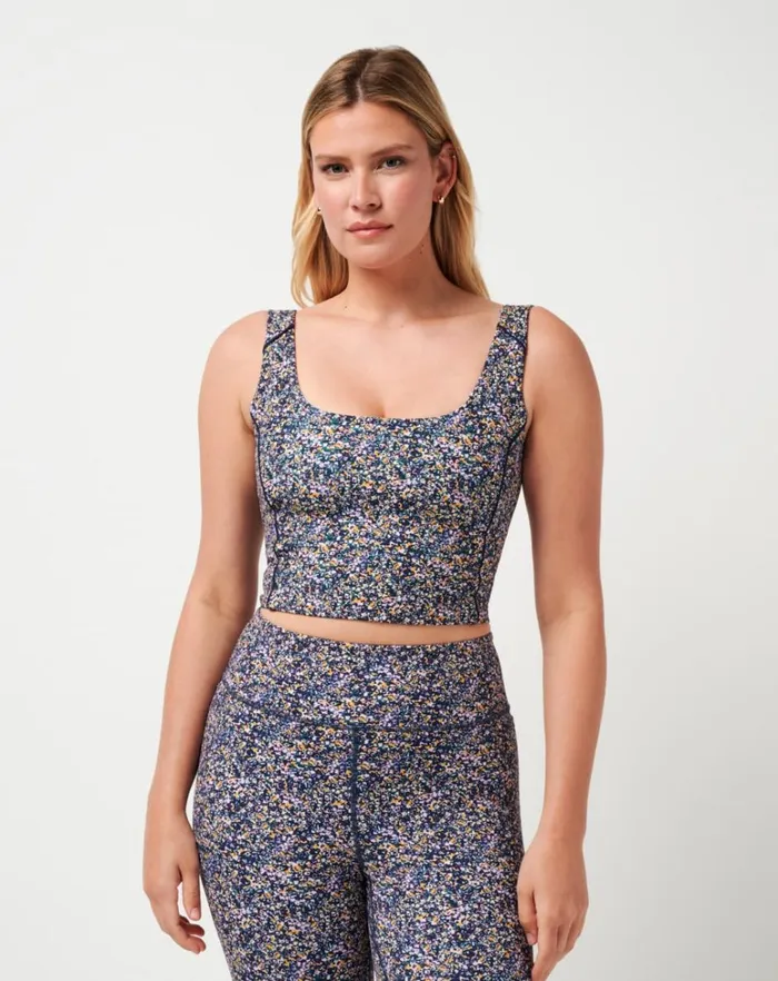 Women Shirts and Tops TravisMathew JETSET MINDSET 20 TANK Cream Multi Women Shirts and Tops TravisMathew JETSET MINDSET 20 TANK Cream Multi