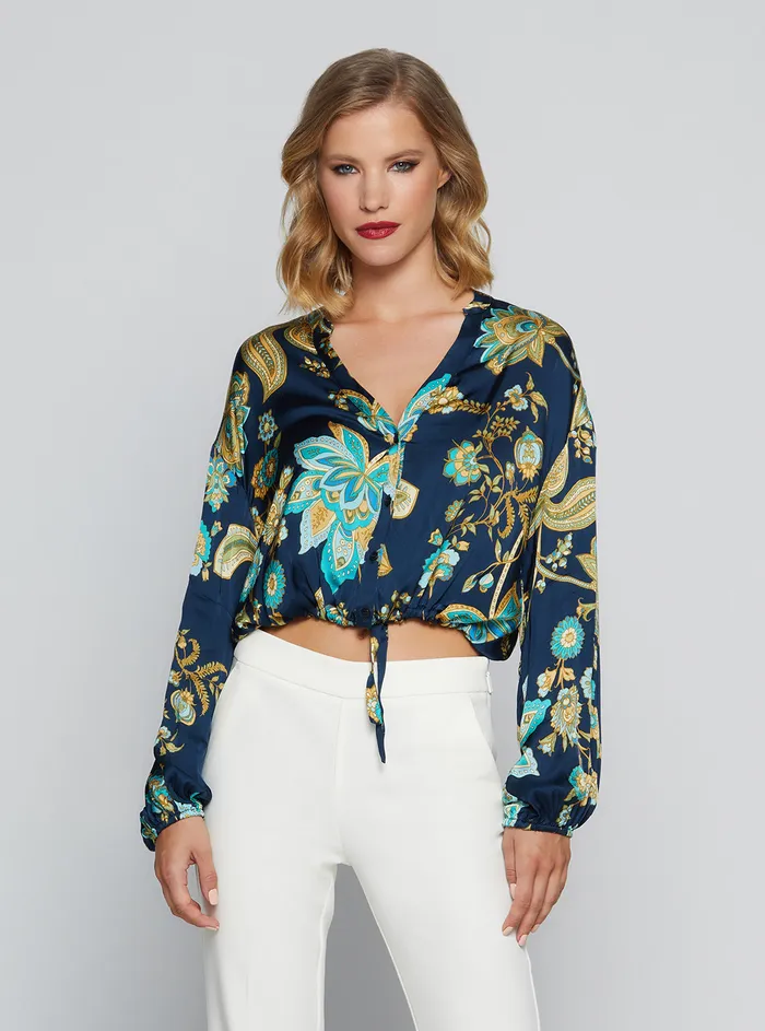 Women Shirts GUESS Eco Green Nature Sasha Top