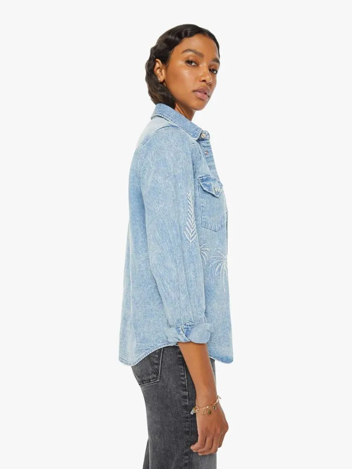 Women Shirts Mother Denim All My Exes Beige khaki