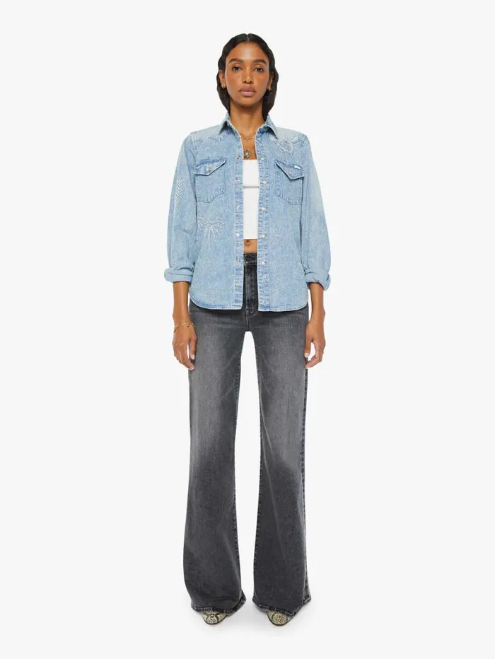 Women Shirts Mother Denim All My Exes Beige khaki