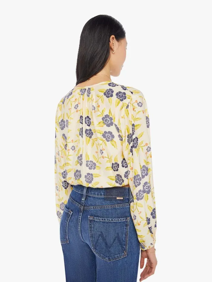 Women Shirts Mother Denim Amelia Top Prairie Indigo