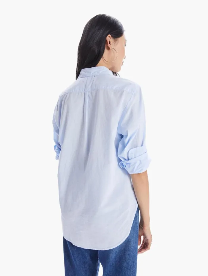 Women Shirts Mother Denim Beau Shirt Lightpastel Blue