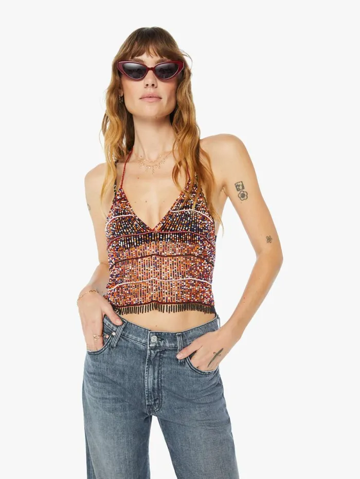 Women Shirts Mother Denim Emie Top Cavia