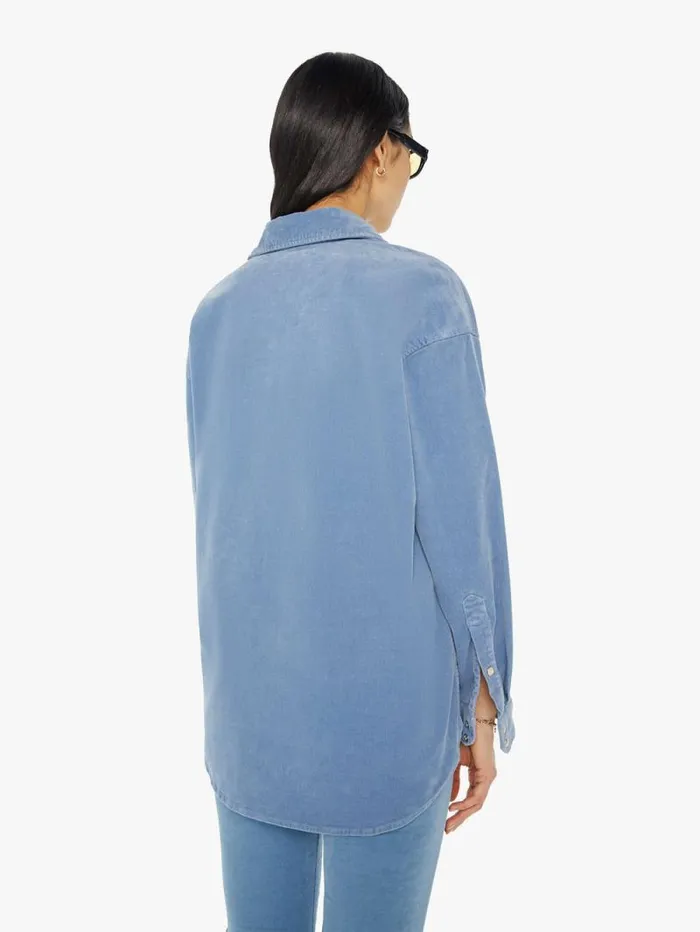 Women Shirts Mother Denim The Wild West Shirt Blue