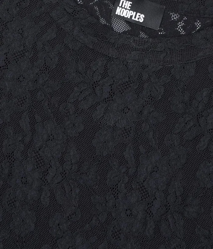 Women Short Black Lace Skater Dress THE KOOPLES Dresses and Jumpsuits