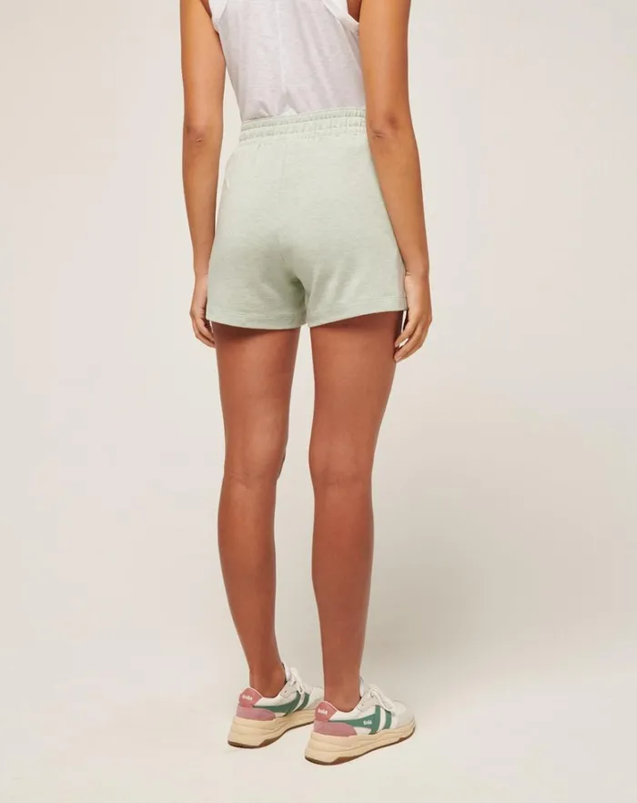 Women Shorts TravisMathew SALT IN THE AIR 20 CLOUD TERRY SHORT Heather Desert Sage Women Shorts TravisMathew SALT IN THE AIR 20 CLOUD TERRY SHORT Heather Desert Sage