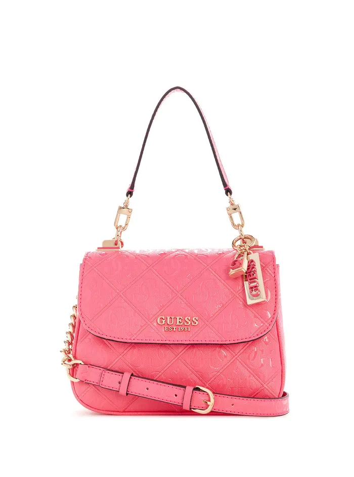 Women Shoulder Bag GUESS Magenta Caddie Crossbody Shoulder Bag