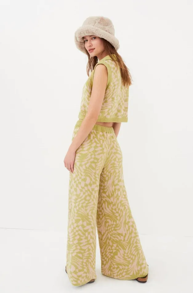 Women Simone Pant Green For Love and Lemons Knitwear Women Simone Pant Green For Love and Lemons Knitwear