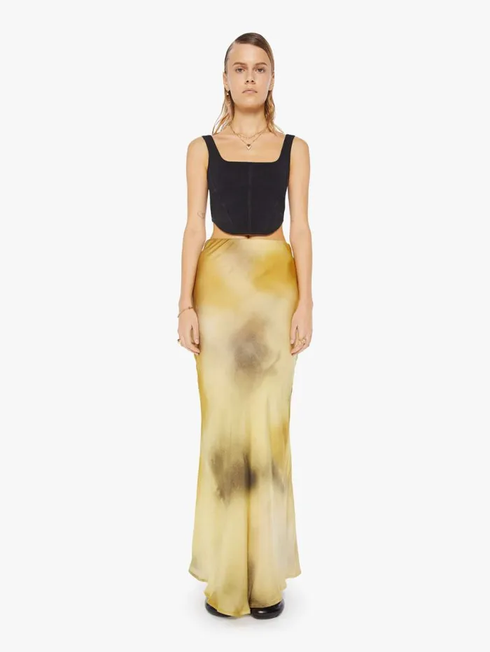 Women Skirts and Dresses Mother Denim Alice Long Skirt Wild Curry