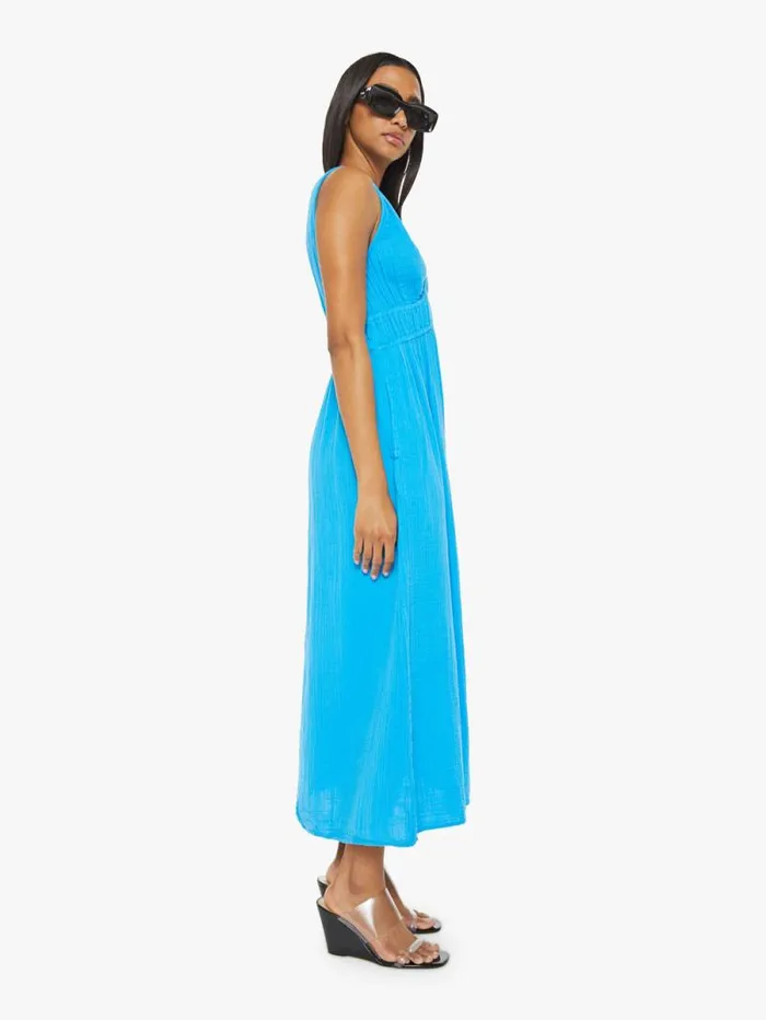 Women Skirts and Dresses Mother Denim Arwen Dress Azure Glow