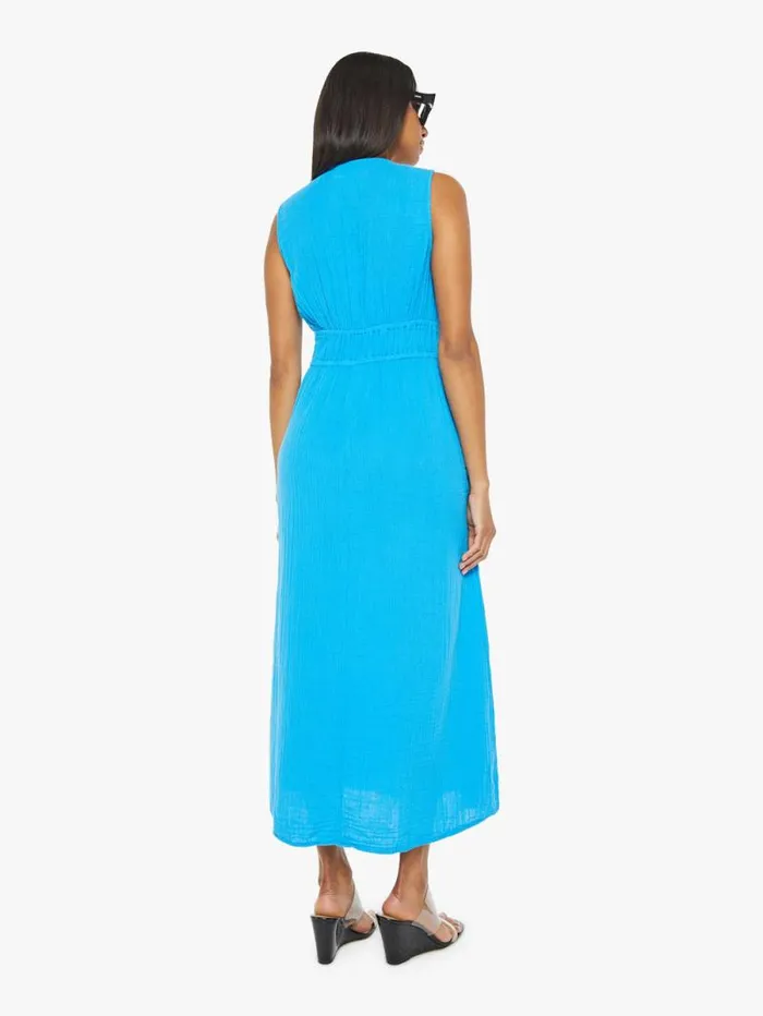 Women Skirts and Dresses Mother Denim Arwen Dress Azure Glow