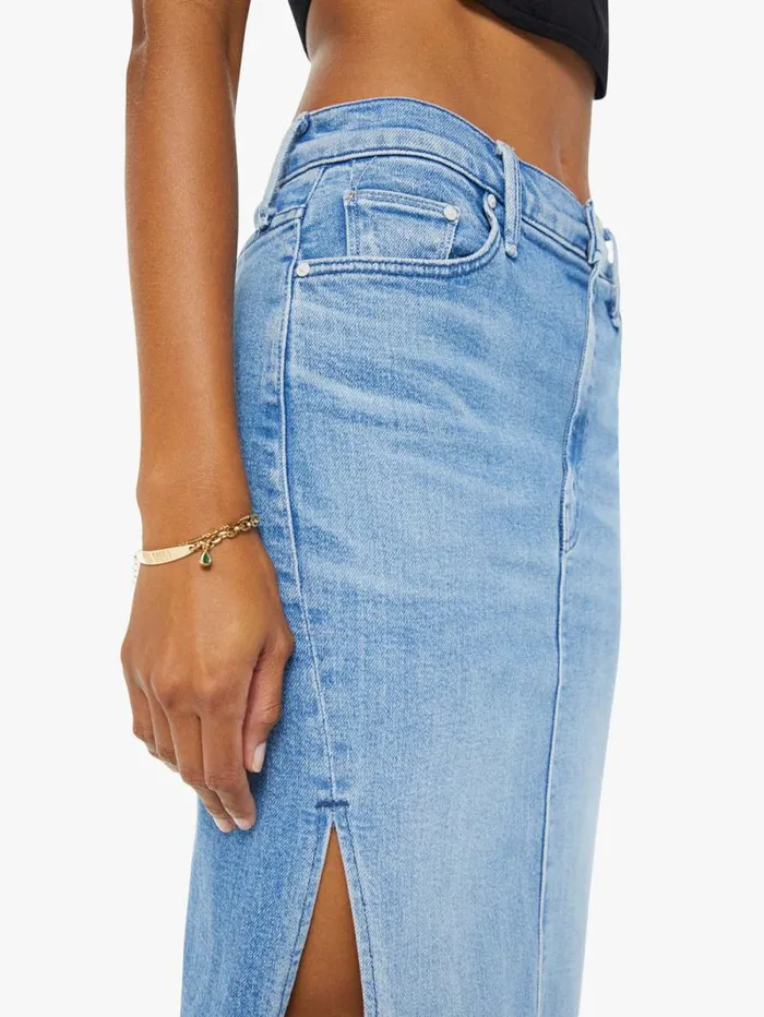 Women Skirts and Dresses Mother Denim The Split Second Blue
