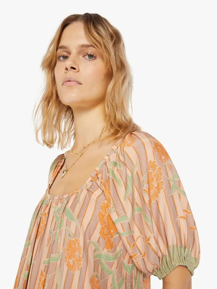Women Skirts and Dresses Mother Denim Vivi Dress Chamomile Apricot