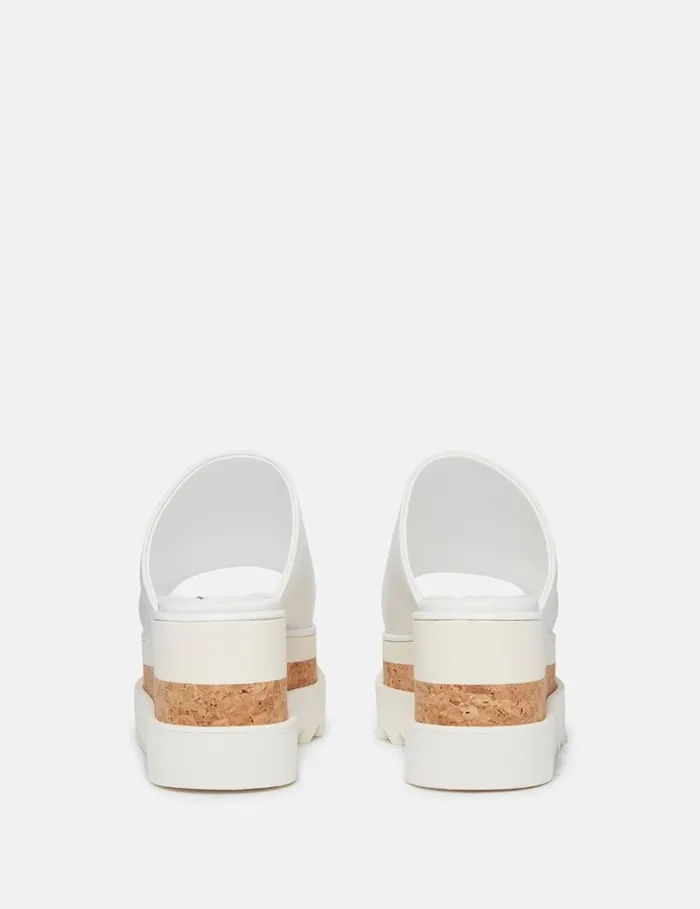 Women SneakElyse Platform Sandals Pure White Stella McCartney Wedges