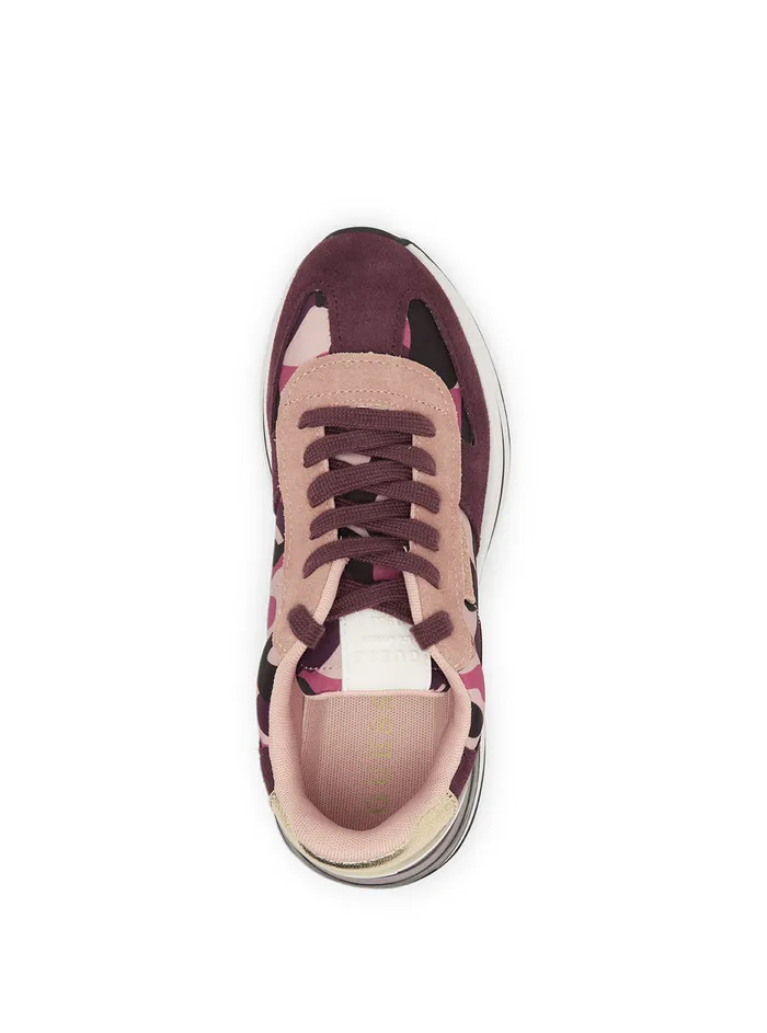 Women Sneakers GUESS Merlot Multi Jazet Low Top Sneakers Women Sneakers GUESS Merlot Multi Jazet Low Top Sneakers