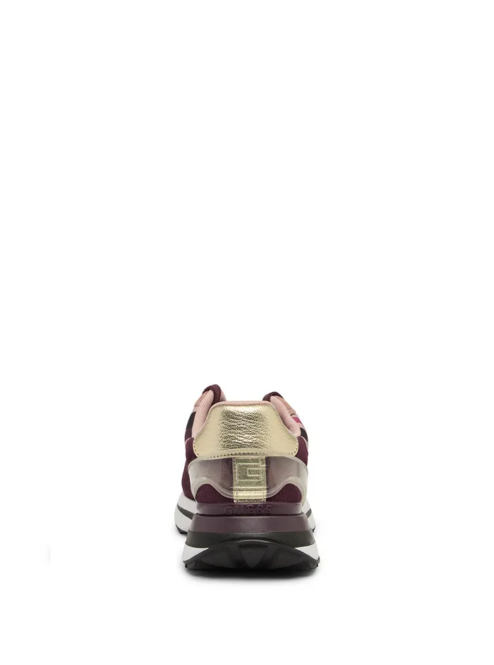Women Sneakers GUESS Merlot Multi Jazet Low Top Sneakers Women Sneakers GUESS Merlot Multi Jazet Low Top Sneakers