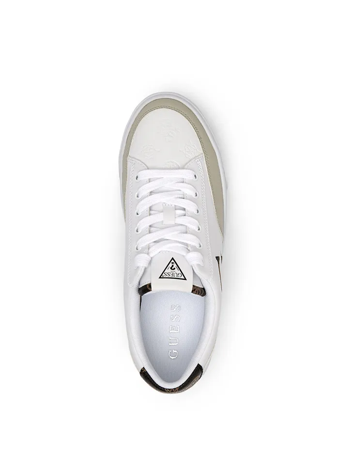 Women Sneakers GUESS White Arania Low Top Sneakers