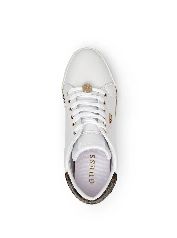 Women Sneakers GUESS White Logo Faster Low Top Sneakers Women Sneakers GUESS White Logo Faster Low Top Sneakers