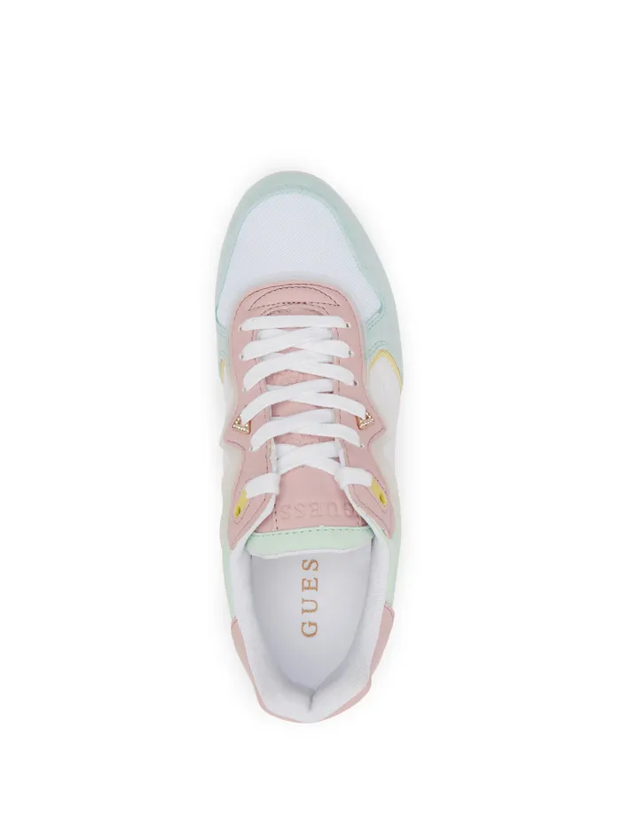 Women Sneakers GUESS White Multi Harinna Low Top Sneakers Women Sneakers GUESS White Multi Harinna Low Top Sneakers