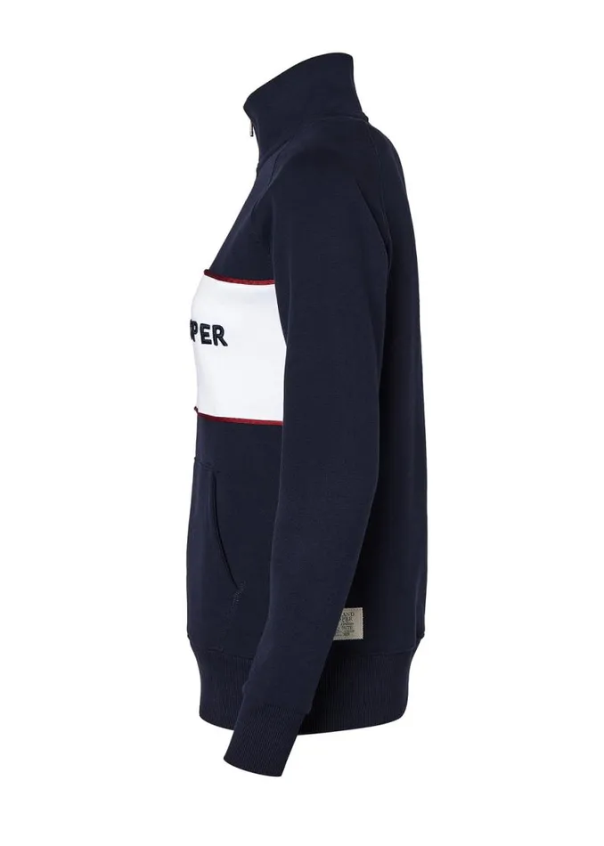 Women Sporting Heritage Zip Henley Ink Navy Holland Cooper Henley Women Sporting Heritage Zip Henley Ink Navy Holland Cooper Henley