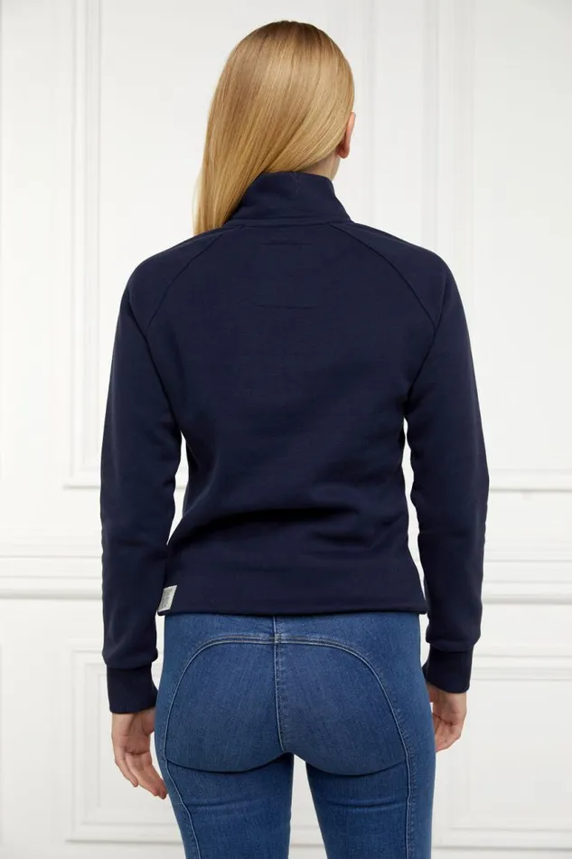 Women Sporting Heritage Zip Henley Ink Navy Holland Cooper Henley Women Sporting Heritage Zip Henley Ink Navy Holland Cooper Henley