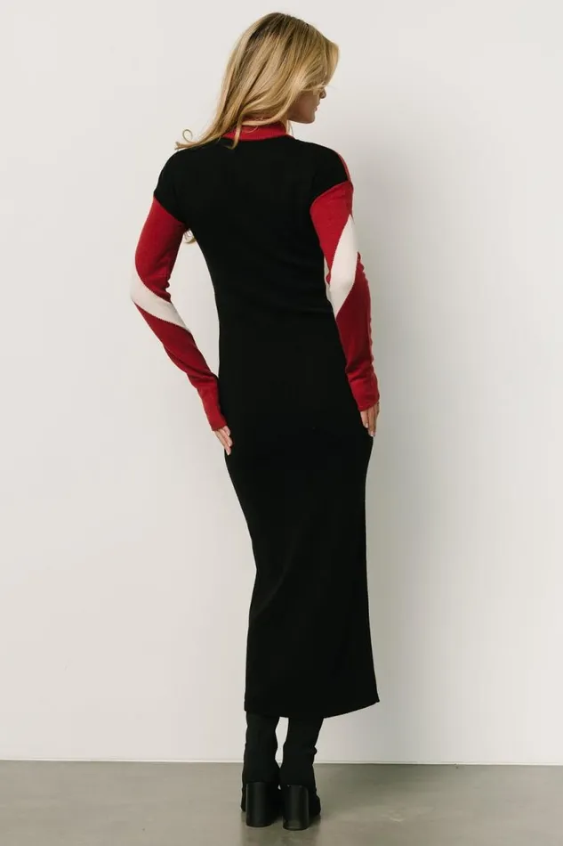Women Squires Sweater Dress Red Black Baltic Born Sweaters Women Squires Sweater Dress Red Black Baltic Born Sweaters