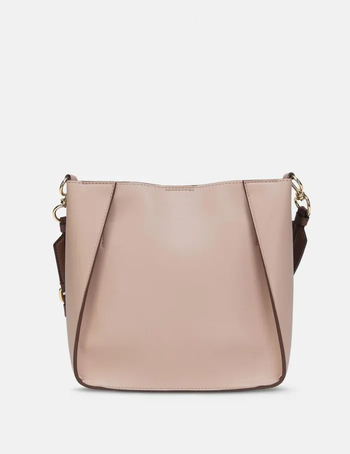 Women Stella Logo Shoulder Bag Blush Stella McCartney Logo Bag