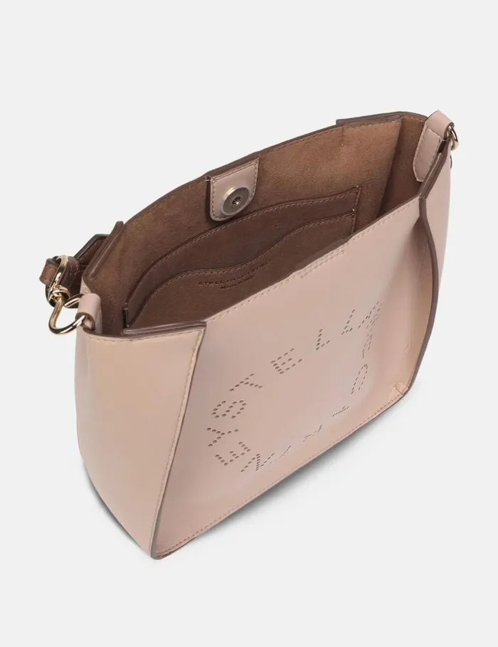 Women Stella Logo Shoulder Bag Blush Stella McCartney Logo Bag