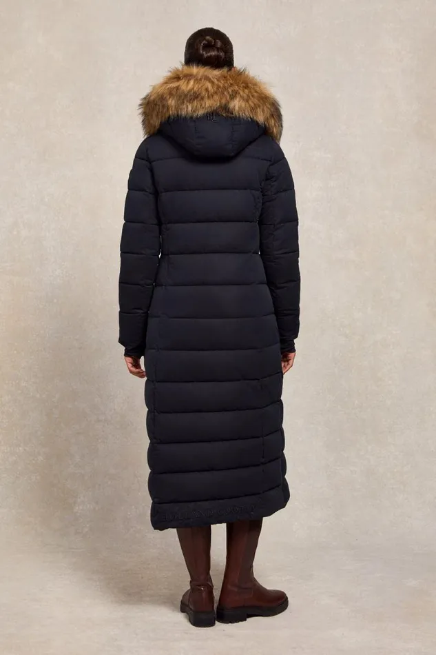Women Stoneleigh Longline Coat Ink Navy Holland Cooper Coats Women Stoneleigh Longline Coat Ink Navy Holland Cooper Coats