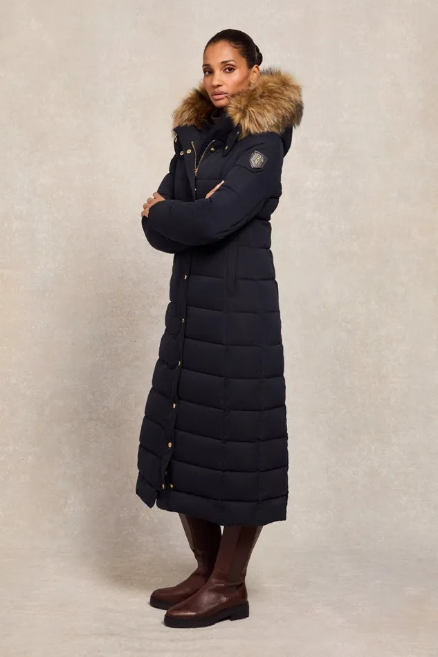 Women Stoneleigh Longline Coat Ink Navy Holland Cooper Coats Women Stoneleigh Longline Coat Ink Navy Holland Cooper Coats