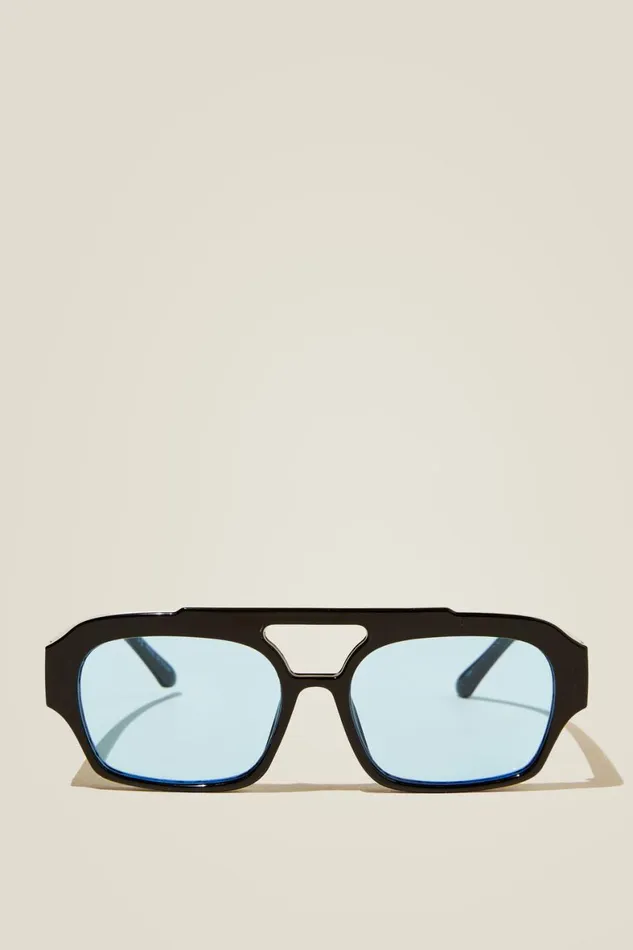 Women Sunglasses Cotton On Lex Aviator Sunglasses Blackblue