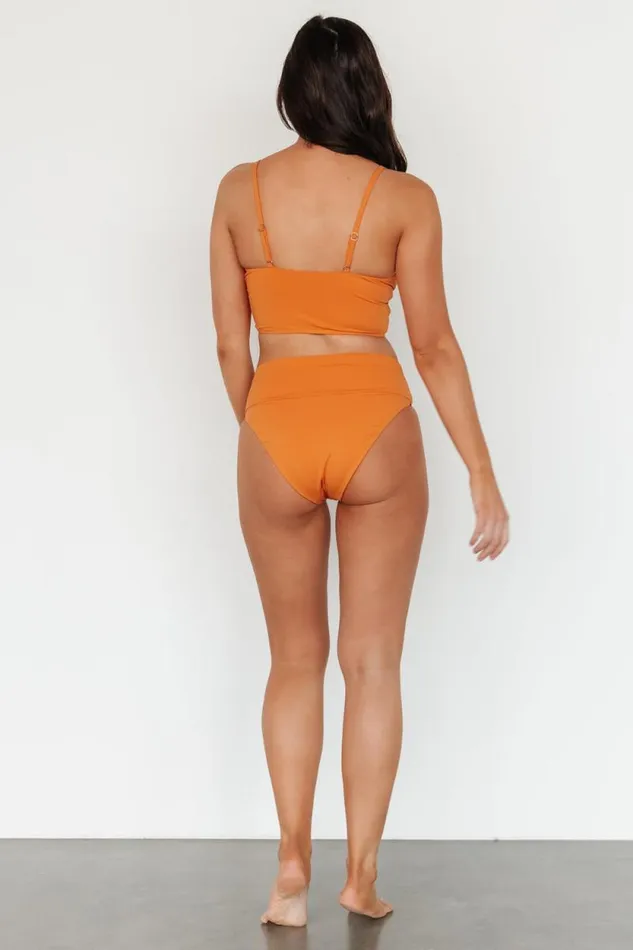 Women Sunny High Waisted Bikini Bottom Dusty Melon Baltic Born Bikini