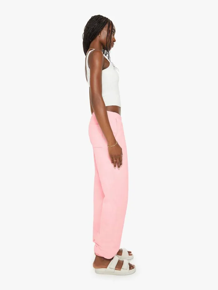 Women Sweatpants Mother Denim Botox Sweatpant Pink