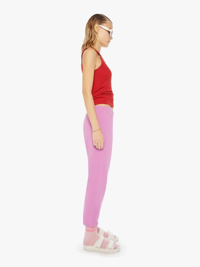 Women Sweatpants Mother Denim Large Sweatpant Pinklips Cherry