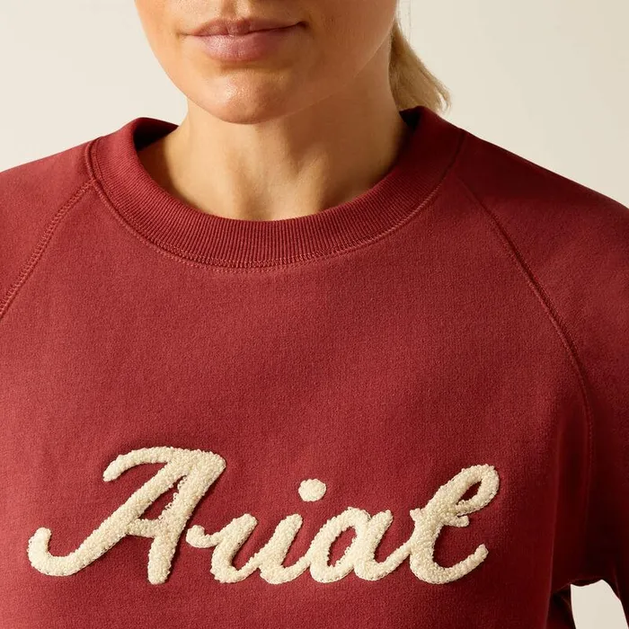 Women Sweatshirts and Hoodies Ariat Benicia Sweatshirt Burnt Russet Women Sweatshirts and Hoodies Ariat Benicia Sweatshirt Burnt Russet