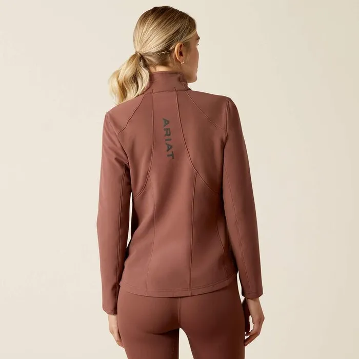 Women Sweatshirts and Hoodies Ariat Boreas Full Zip Sweatshirt Marron