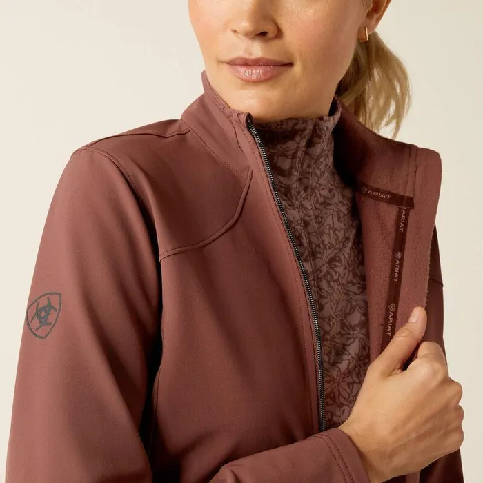 Women Sweatshirts and Hoodies Ariat Boreas Full Zip Sweatshirt Marron