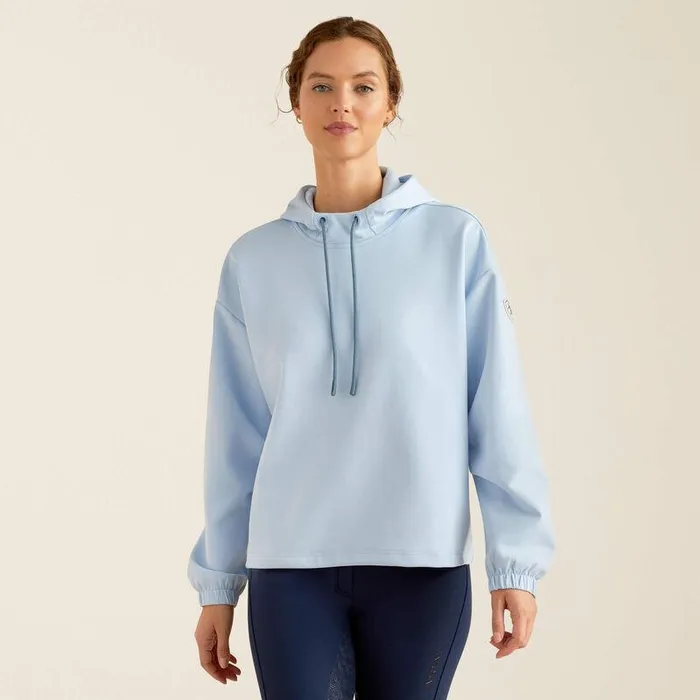 Women Sweatshirts and Hoodies Ariat Moraga Hoodie Cerulean Heather