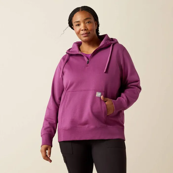 Women Sweatshirts and Hoodies Ariat Rebar Skill Set 12 Zip Hoodie Grape Kiss Women Sweatshirts and Hoodies Ariat Rebar Skill Set 12 Zip Hoodie Grape Kiss