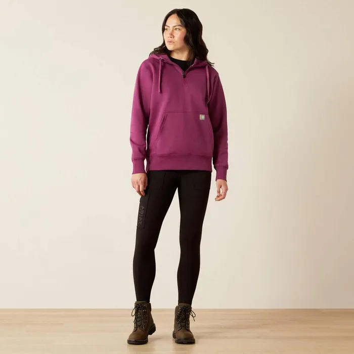Women Sweatshirts and Hoodies Ariat Rebar Skill Set 12 Zip Hoodie Grape Kiss Women Sweatshirts and Hoodies Ariat Rebar Skill Set 12 Zip Hoodie Grape Kiss