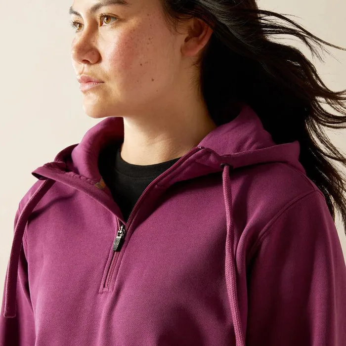 Women Sweatshirts and Hoodies Ariat Rebar Skill Set 12 Zip Hoodie Grape Kiss Women Sweatshirts and Hoodies Ariat Rebar Skill Set 12 Zip Hoodie Grape Kiss