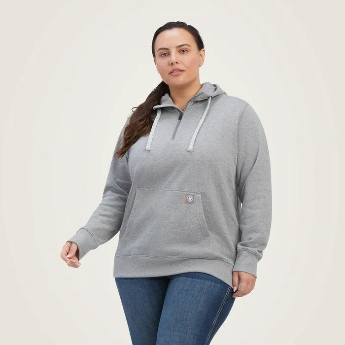 Women Sweatshirts and Hoodies Ariat Rebar Skill Set 12 Zip Hoodie Heather Grey Women Sweatshirts and Hoodies Ariat Rebar Skill Set 12 Zip Hoodie Heather Grey