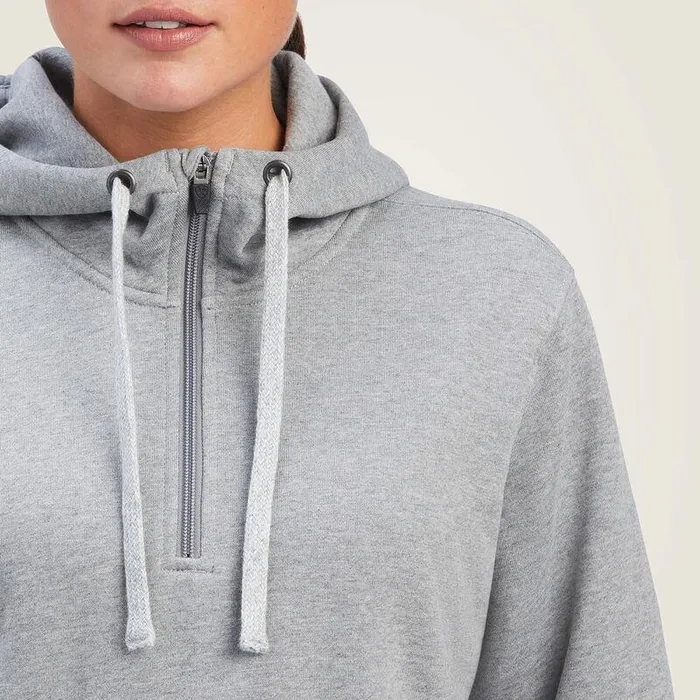 Women Sweatshirts and Hoodies Ariat Rebar Skill Set 12 Zip Hoodie Heather Grey Women Sweatshirts and Hoodies Ariat Rebar Skill Set 12 Zip Hoodie Heather Grey