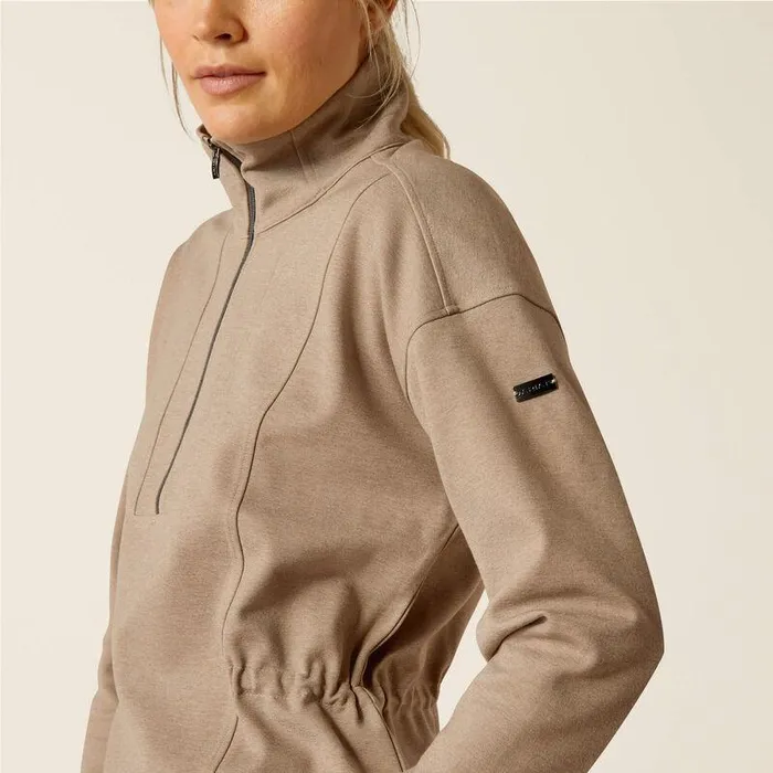 Women Sweatshirts and Hoodies Ariat Ryeland 12 Zip Sweatshirt Brindle Women Sweatshirts and Hoodies Ariat Ryeland 12 Zip Sweatshirt Brindle