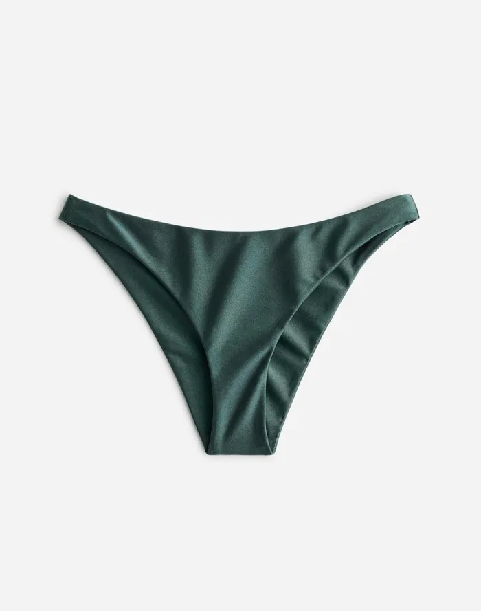 Women Swim Madewell Jade Swim Most Wanted Bikini Bottom Hunter Sheen