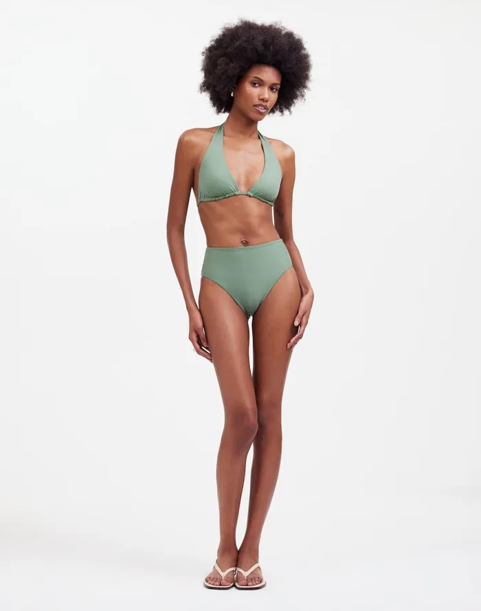 Women Swim Madewell Lexaswim Isla Bottom Agave