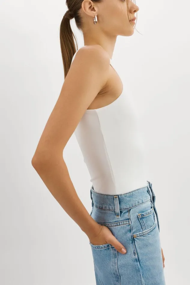 Women SYDELLE Bodysuit Tank Top White LAMARQUE Tops